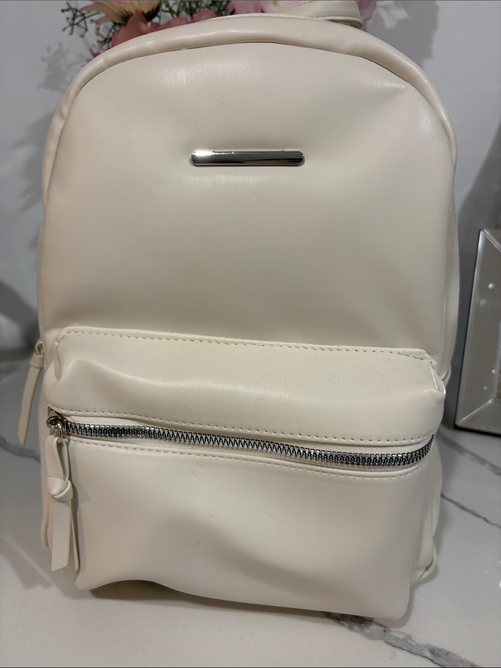 Ardene Cream Mini Backpack